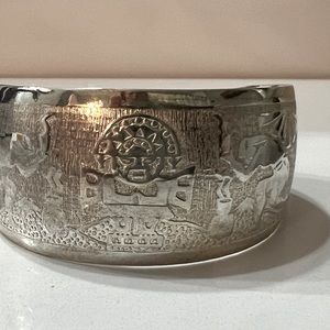 Sterling silver cuff bracelet from Thailand